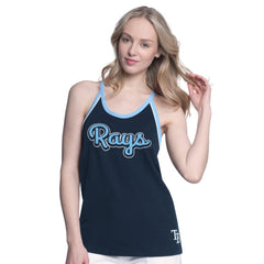 Tampa Bay Rays G-III 4Her by Carl Banks Women's Curveball Racerback Tank Top Discount