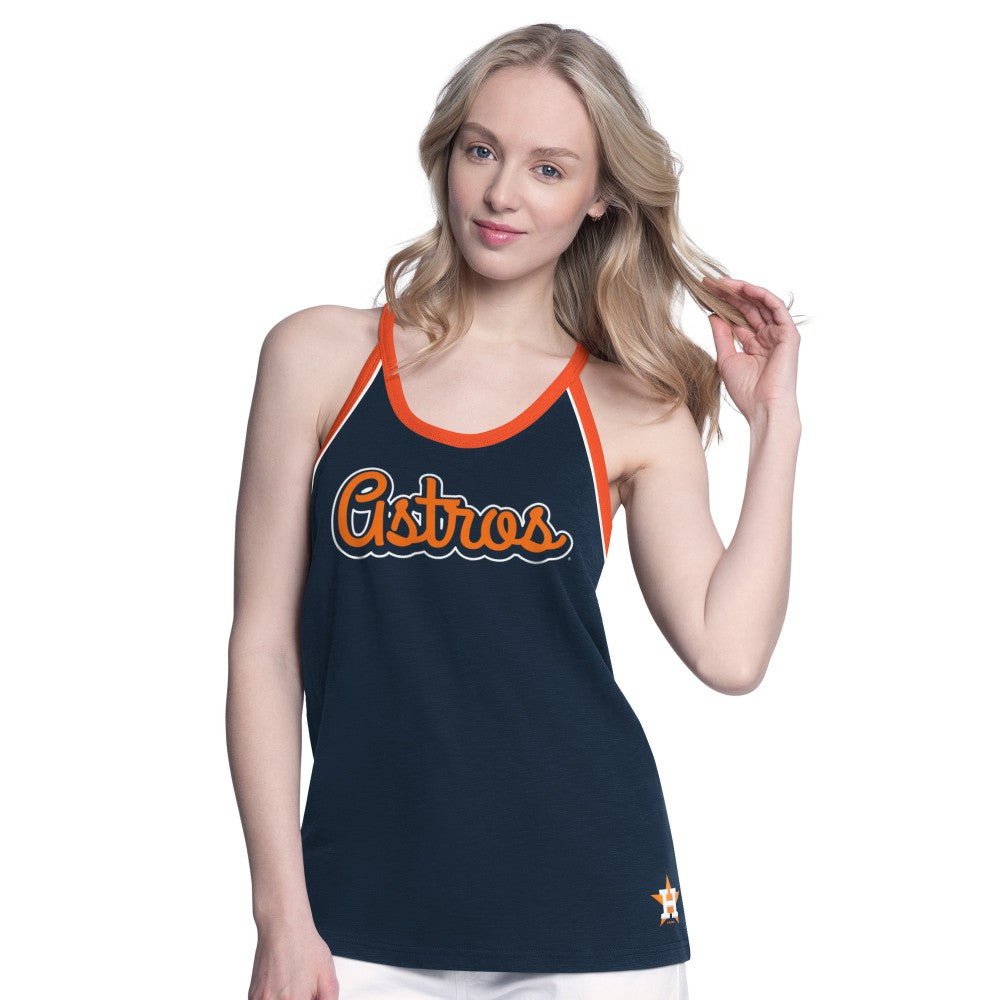 Houston Astros G-III 4Her by Carl Banks Women's Curveball Racerback Tank Top Near Me
