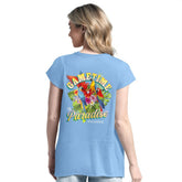 Los Angeles Dodgers Margaritaville Women's Gametime is Paradise T-Shirt Sale