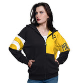 Pittsburgh Pirates Starter Women's Curve Ball Full Zip Hoodie Sweatshirt Outlet