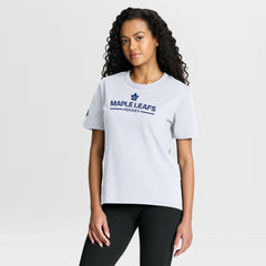 Toronto Maple Leafs Fanatics Women's Authentic Pro Primary T-Shirt - White | Fanatics Lifestyle