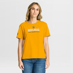 Boston Bruins Fanatics Women's Authentic Pro Primary T-Shirt - Gold | Fanatics sale