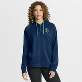 Seattle Kraken Fanatics Women's Authentic Pro Rink Raglan Full-Zip Hoodie - Deep Sea Blue | Fanatics sale