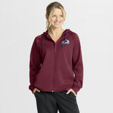 Colorado Avalanche Fanatics Women's Authentic Pro Rink Raglan Full-Zip Hoodie - Burgundy | Fanatics online