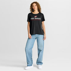 Detroit Red Wings Fanatics Women's Authentic Pro Rink Tech T-Shirt - Black | Fanatics discount