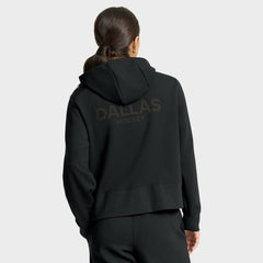 Dallas Stars Fanatics Women's Authentic Pro Road Tri-Blend Quarter-Zip Hoodie - Black | Fanatics sale