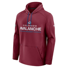 Colorado Avalanche Fanatics Authentic Pro Rink Hoodie - Burgundy | Fanatics Lifestyle