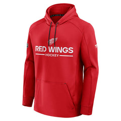 Detroit Red Wings Fanatics Authentic Pro Rink Hoodie - Red | Fanatics Clearance