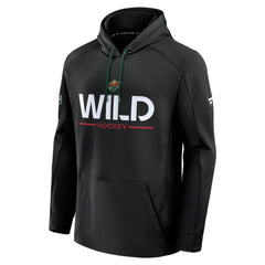 Minnesota Wild Fanatics Authentic Pro Rink Hoodie - Black | Fanatics Clearance