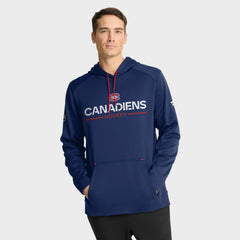 Montreal Canadiens Fanatics Authentic Pro Rink Hoodie - Navy | Fanatics Clearance