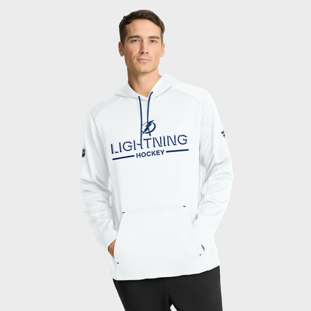 Tampa Bay Lightning Fanatics Authentic Pro Rink Hoodie - White | Fanatics online