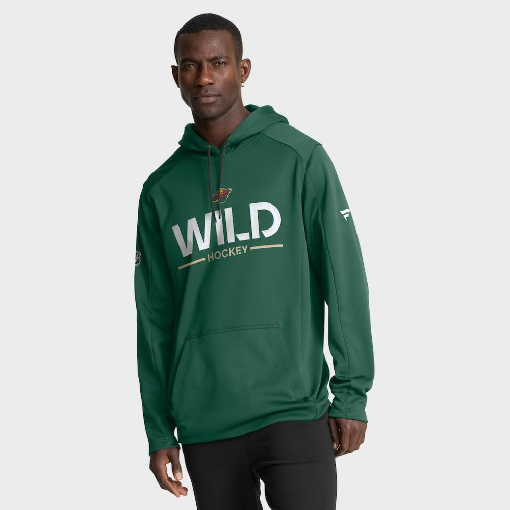 Minnesota Wild Fanatics Authentic Pro Rink Hoodie - Green | Fanatics online
