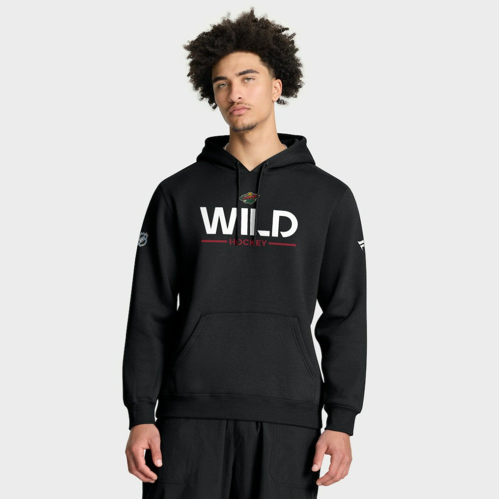Minnesota Wild Fanatics Authentic Pro Primary Hoodie - Black | Fanatics near me