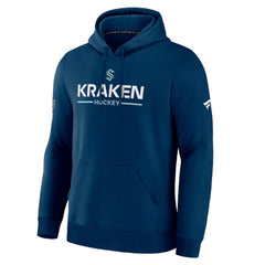 Seattle Kraken Fanatics Authentic Pro Primary Hoodie - Deep Sea Blue | Fanatics Lifestyle