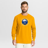 Buffalo Sabres Fanatics Authentic Pro Property Of Practice Long Sleeve T-Shirt - Gold | Fanatics Clearance