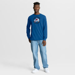 Colorado Avalanche Fanatics Authentic Pro Property Of Practice Long Sleeve T-Shirt - Blue | Fanatics Lifestyle
