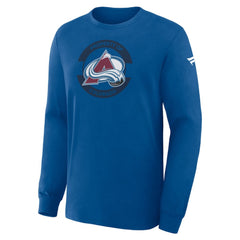 Colorado Avalanche Fanatics Authentic Pro Property Of Practice Long Sleeve T-Shirt - Blue | Fanatics Lifestyle
