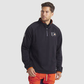 Philadelphia Flyers Fanatics Authentic Pro Rink Raglan Quarter-Zip Pullover - Black | Fanatics sale
