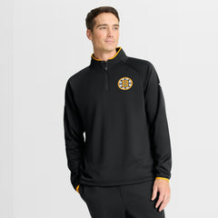 Boston Bruins Fanatics Authentic Pro Rink Raglan Quarter-Zip Pullover - Black | Fanatics on sale