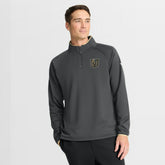 Vegas Golden Knights Fanatics Authentic Pro Rink Raglan Quarter-Zip Pullover - Black | Fanatics online