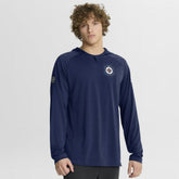 Winnipeg Jets Fanatics Authentic Pro Rink Hoodie - Navy | Fanatics Clearance