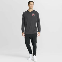 Detroit Red Wings Fanatics Authentic Pro Rink Hoodie - Charcoal | Fanatics sale