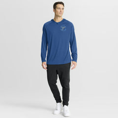 St. Louis Blues Fanatics Authentic Pro Rink Hoodie - Heather Blue | Fanatics sale