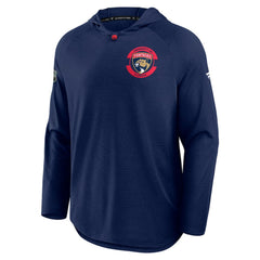 Florida Panthers Fanatics Authentic Pro Rink Raglan Hoodie - Navy | Fanatics Lifestyle