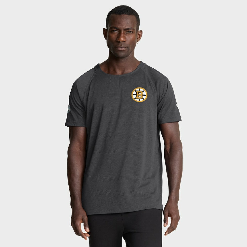 Boston Bruins Fanatics Authentic Pro Rink Raglan Performance T-Shirt - Charcoal | Fanatics near me