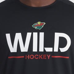 Minnesota Wild Fanatics Authentic Pro Rink Tech Long Sleeve T-Shirt - Black | Fanatics Clearance
