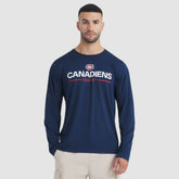 Montreal Canadiens Fanatics Authentic Pro Rink Tech Long Sleeve T-Shirt - Navy | Fanatics Clearance