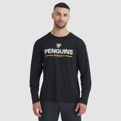 Pittsburgh Penguins Fanatics Authentic Pro Rink Tech Long Sleeve T-Shirt - Black | Fanatics sale