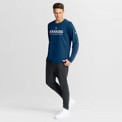 Seattle Kraken Fanatics Authentic Pro Rink Tech Long Sleeve T-Shirt - Navy | Fanatics sale