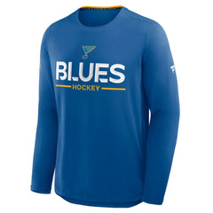 St. Louis Blues Fanatics Authentic Pro Rink Tech Long Sleeve T-Shirt - Blue | Fanatics sale