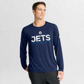 Winnipeg Jets Fanatics Authentic Pro Rink Tech Long Sleeve T-Shirt - Navy | Fanatics online