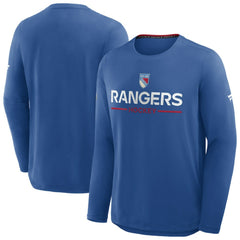 New York Rangers Fanatics Authentic Pro Rink Centennial Tech Long Sleeve T-Shirt - Blue | Fanatics sale