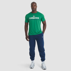 Vancouver Canucks Fanatics Authentic Pro Rink Tech T-Shirt - Green | Fanatics Lifestyle