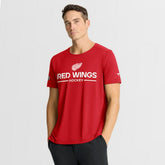 Detroit Red Wings Fanatics Authentic Pro Centennial Rink Tech T-Shirt - Red | Fanatics Lifestyle