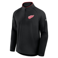Detroit Red Wings Fanatics Authentic Pro Rink Training Quarter-Zip Pullover - Black | Fanatics sale