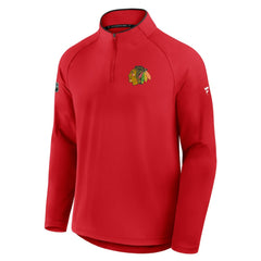 Chicago Blackhawks Fanatics Authentic Pro Rink Training Quarter-Zip Pullover - Red | Fanatics near me