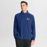 Vancouver Canucks Fanatics Authentic Pro Rink Training Quarter-Zip Pullover - Blue | Fanatics discount