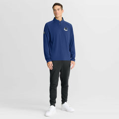 Vancouver Canucks Fanatics Authentic Pro Rink Training Quarter-Zip Pullover - Blue | Fanatics discount