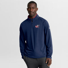 Columbus Blue Jackets Fanatics Authentic Pro Rink Training Quarter-Zip Pullover - Navy | Fanatics discount