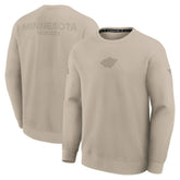 Minnesota Wild Fanatics Authentic Pro Road Tri-Blend Sweatshirt - Tan | Fanatics sale