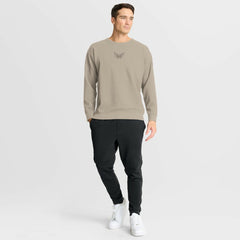 Washington Capitals Fanatics Authentic Pro Road Tri-Blend Sweatshirt - Tan | Fanatics Clearance