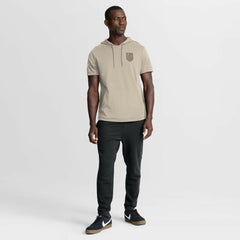 Vegas Golden Knights Fanatics Authentic Pro Road Short Sleeve Hoodie - Tan | Fanatics sale