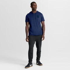 New York Rangers Fanatics Authentic Pro Road Short Sleeve Hoodie - Navy | Fanatics Clearance
