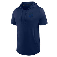 New York Rangers Fanatics Authentic Pro Road Short Sleeve Hoodie - Navy | Fanatics Clearance