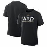 Minnesota Wild Fanatics Authentic Pro Primary T-Shirt - Black | Fanatics Clearance