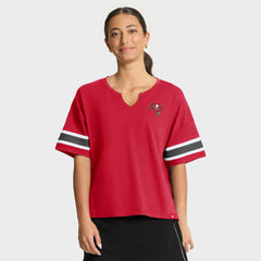Tampa Bay Buccaneers Women's Redzone Curl Route T-Shirt - Red - Fanatics